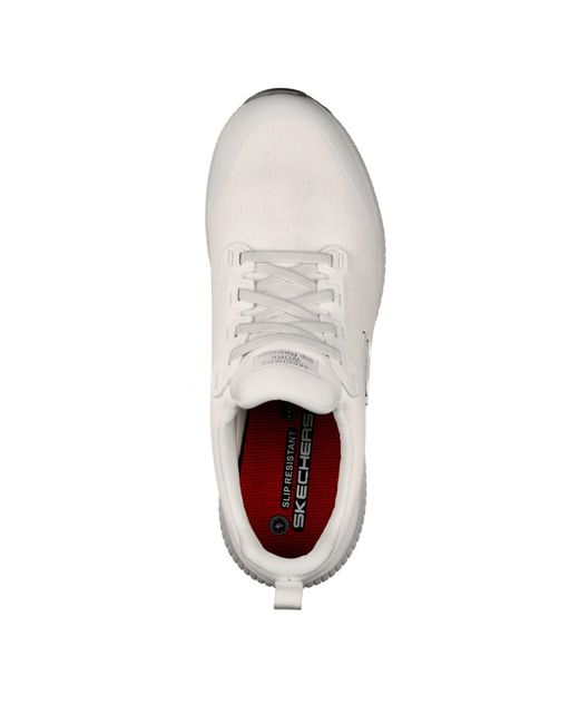 Skechers White Slip On Athletic W Resistant Non Shoes for men