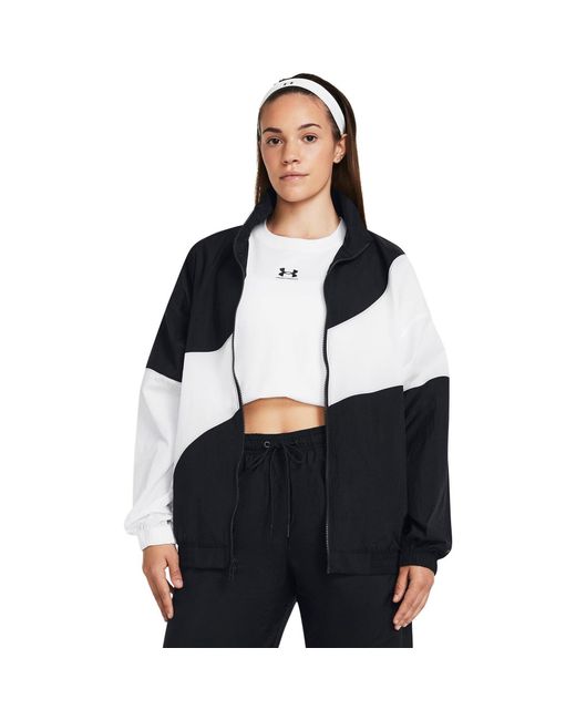 Under Armour Blue Legacy Crinkle Performance Training Jacket