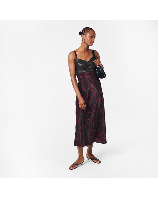 DKNY Purple Mix A Line Dress