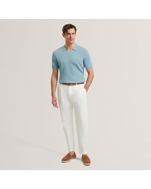 Ted Baker Blue Short Sleeve Polo Shirt for men