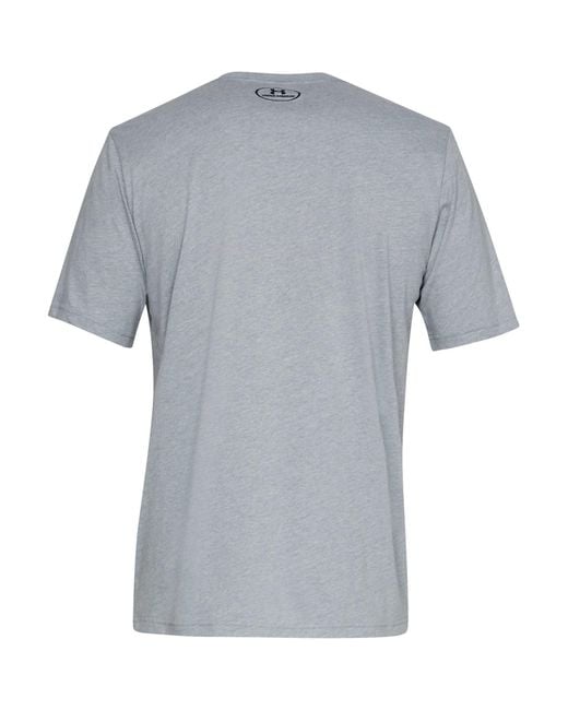 Under Armour Gray Sportstyle Left Chest Short Sleeve Super Soft T Shirt For Training And Fitness, Fast-drying T Shirt With Graphic for men