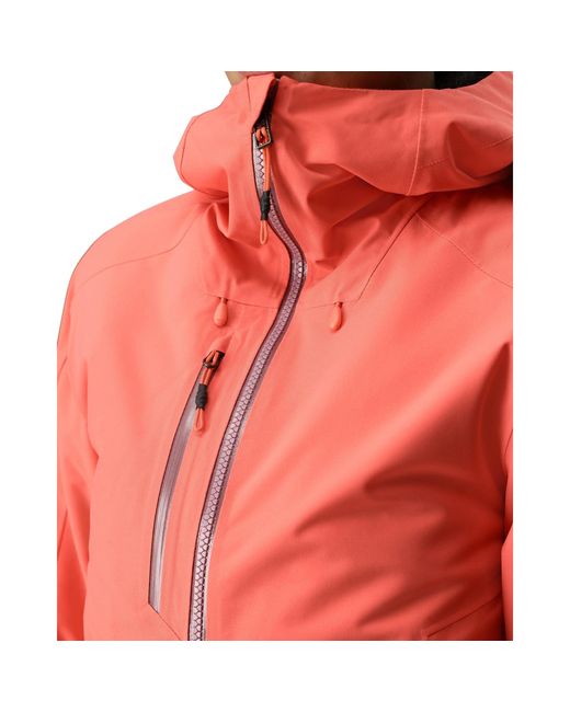 Spyder Red Temerity Waterproof Insulated Ski Jacket
