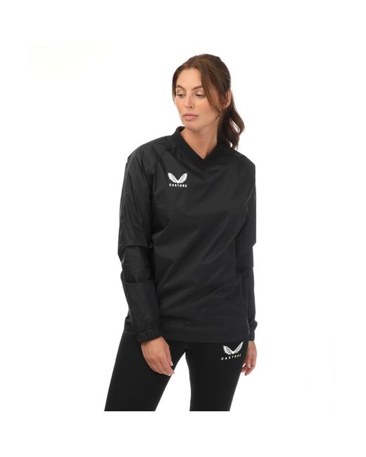 Castore Black Weatherproof Long-Sleeve Performance Gym Top