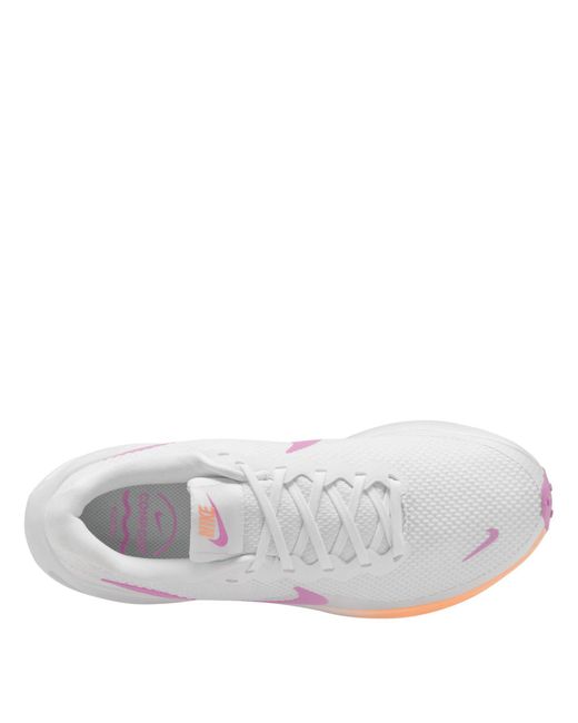 Nike White Revolution 8 Road Running Shoes