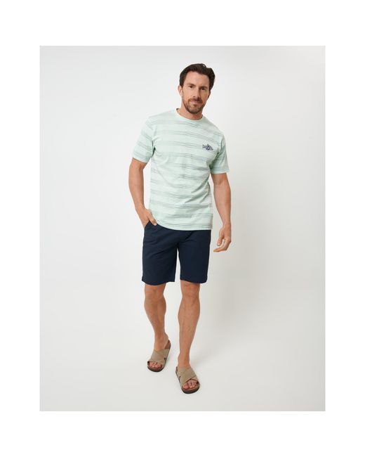 Saltwell White Dunbarton Regular Fit T-Shirt for men