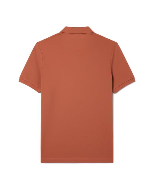 Lacoste Brown Slim-Fit L.12.12 Pique Polo Shirt for men