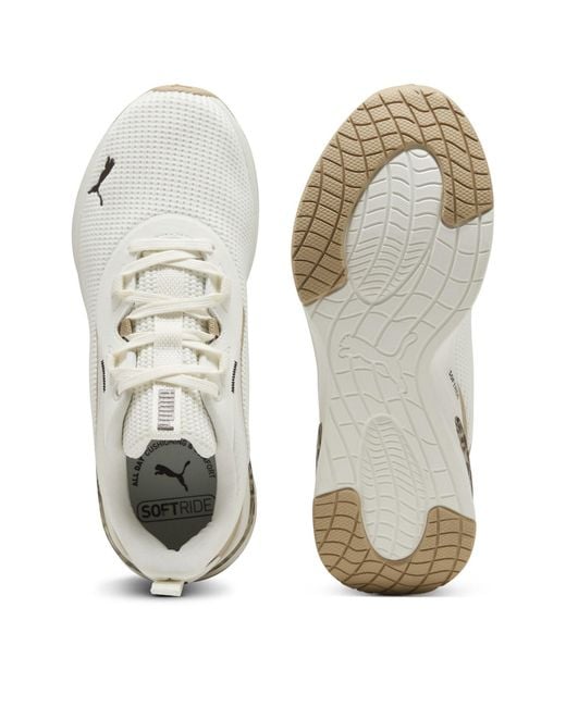 PUMA White Softride Charm Animal Ld62