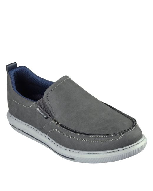 Skechers Gray Classic Low-Top Trainers for men