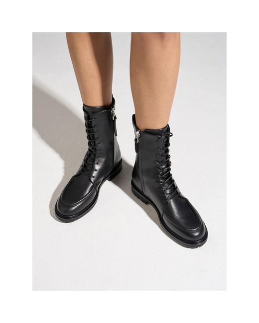 Aeyde Black Tate Boot Ankle Heeled Boots