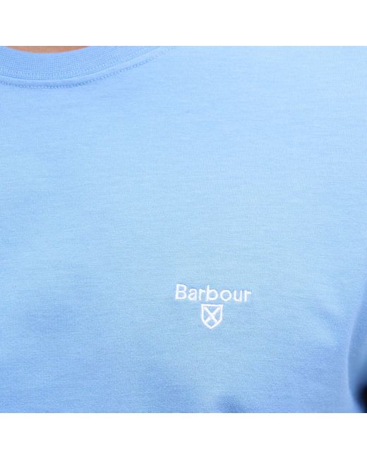 Barbour Blue Essentials Sports T-Shirt for men