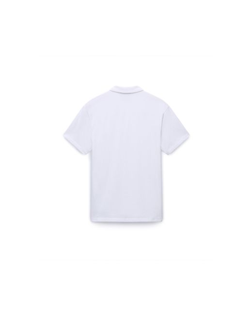 Napapijri White Ealis Pique Polo Shirt for men