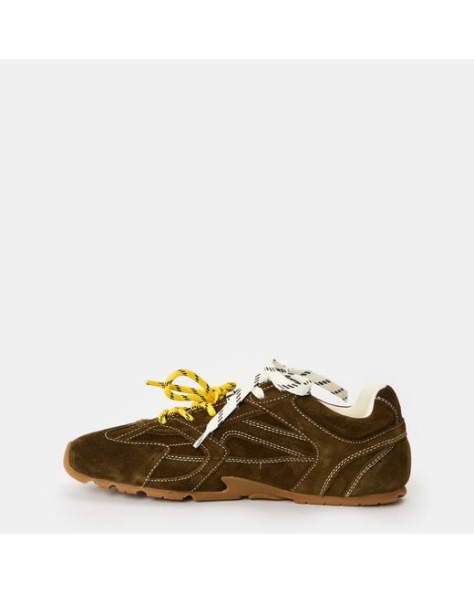 Nokwol Brown Atlas Low-Top Trainers