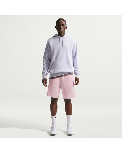 Nike Pink Club Alum Jersey Jogger Shorts for men