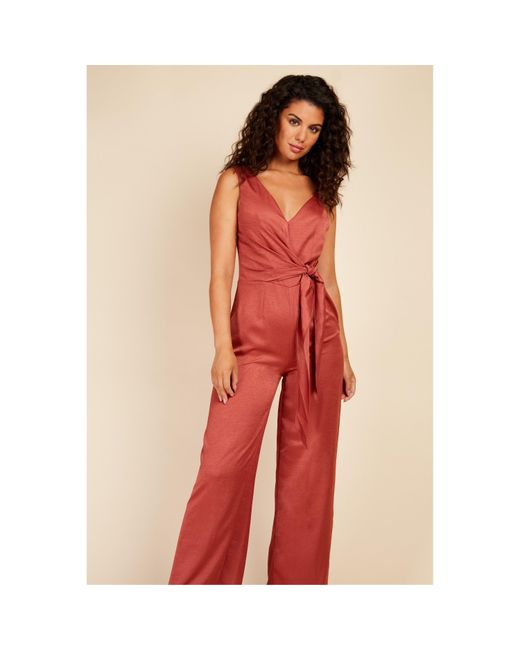 Little Mistress Red Jumpsuit