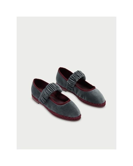 Flabelus Blue Mafalda Georgina Velvet