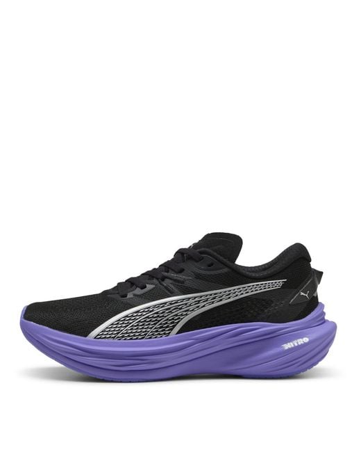 PUMA Blue Deviate Nitro 3 Fade Road Running Shoes