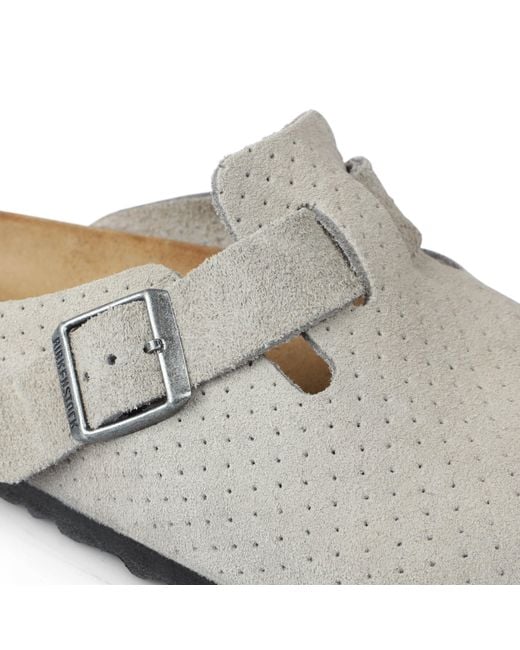Birkenstock Gray Bstk Boston Leve Dotte 64