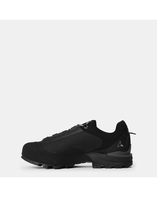 Roa Black Hida Low Chunky Trainers for men