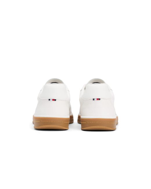 Tommy Hilfiger White Court Trainers for men