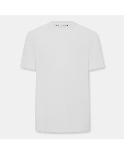 ARMANI EXCHANGE White T-Shirt for men