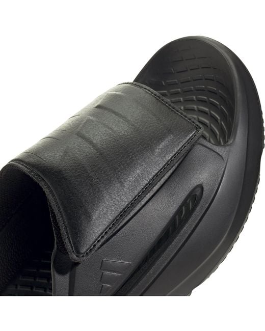 Adidas Black Lightblaze Slides for men