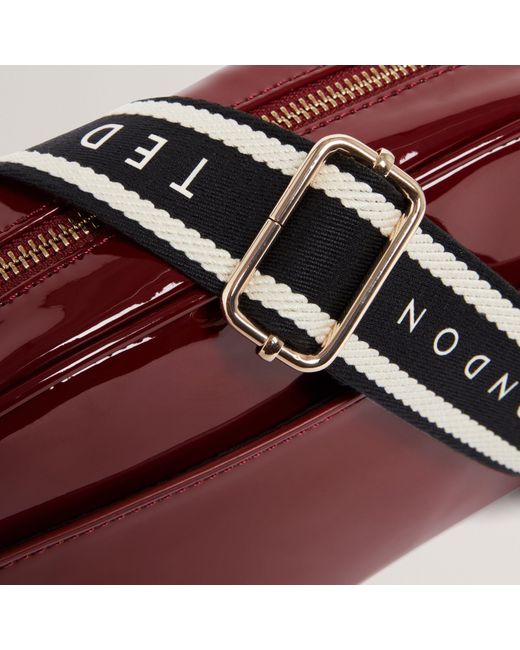Ted Baker Red Webbing Crossbody Bag