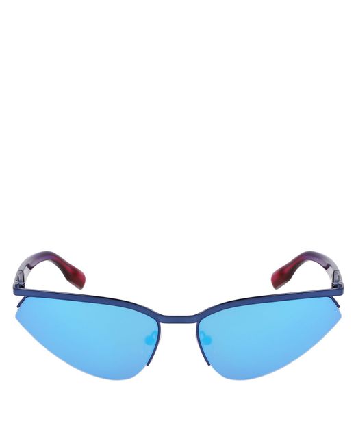 Karl Lagerfeld Blue Rectangular Sunglasses