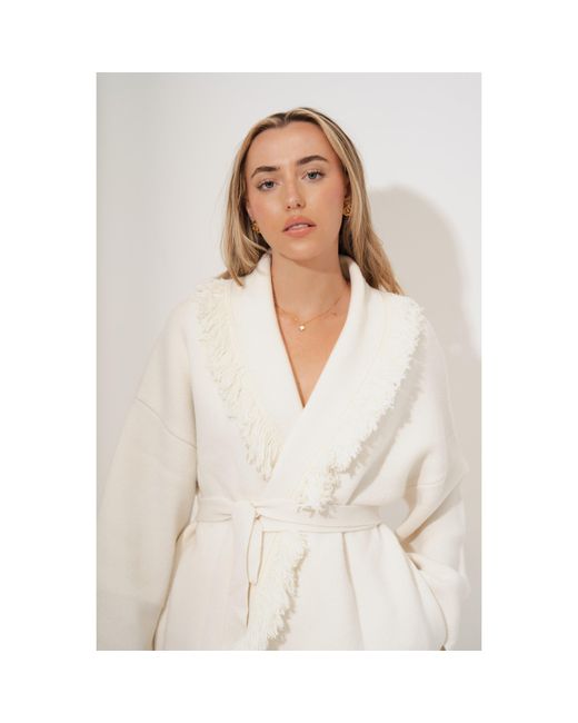 Odd Muse White Cardigan