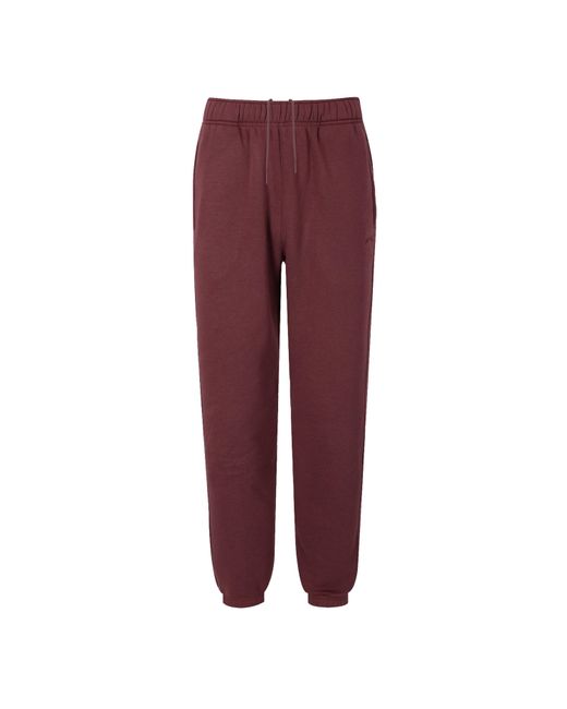 Slazenger 1881 Red Cuffed Fleece Jogging Bottoms for men