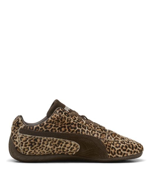 PUMA Brown Speedcat Pony Low-Top Trainers