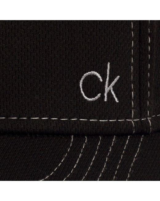 Calvin Klein Black Calvin Ck Golf Performance Mesh Cap for men