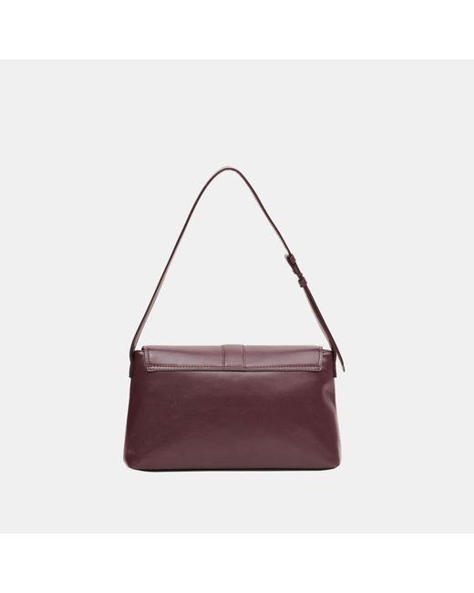 Firetrap Purple Pu Buckle Loop Shoulder Bag