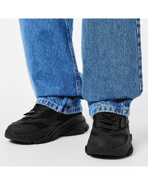Steve Madden Black Possess Trainers for men