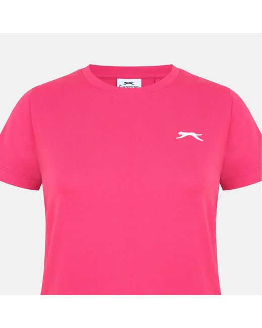 Slazenger 1881 Pink Crew Neck Tee