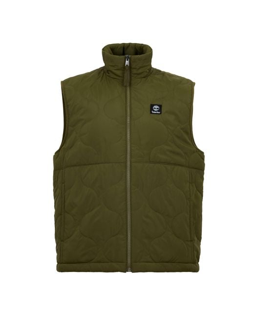 Timberland Green Reversible Gilet for men