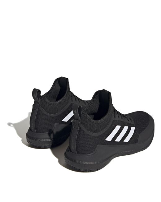 Adidas Black Crazyflight Mid Indoor Court Trainers