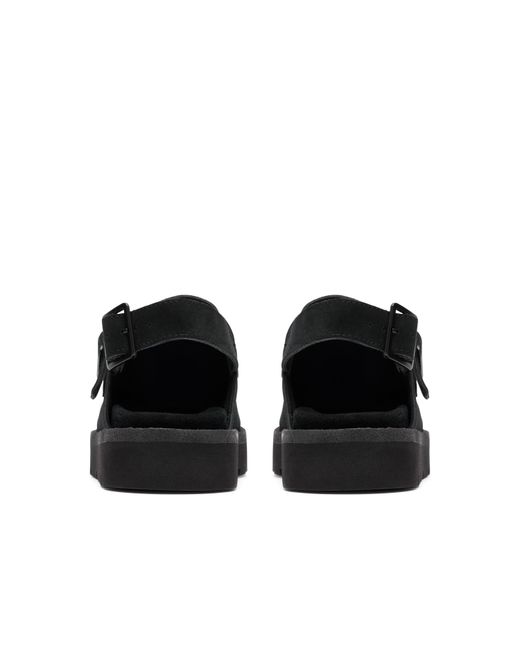 Clarks Black Flat Sandals