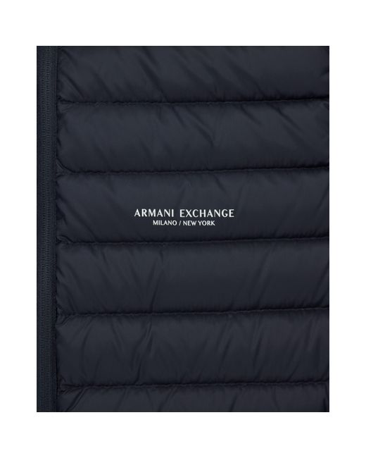 ARMANI EXCHANGE Blue Down Waistcoat for men