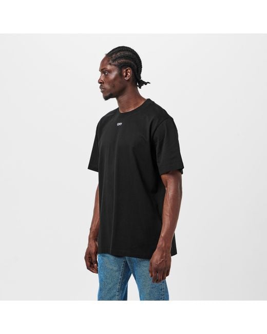 Off-White c/o Virgil Abloh Black Brick Arrow Crew Neck Short Sleeve T-Shirt for men