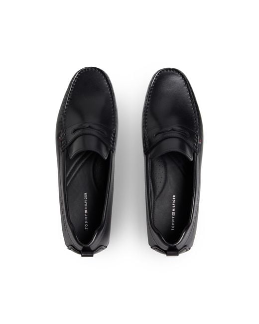 Tommy Hilfiger Black Loafers for men
