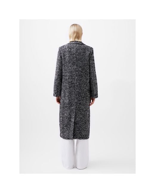 French Connection Multicolor Chantelle Tailored Overcoat