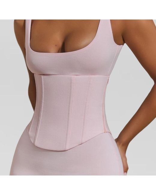 Mars the Label Pink Sandra Scoop Maxi Dress