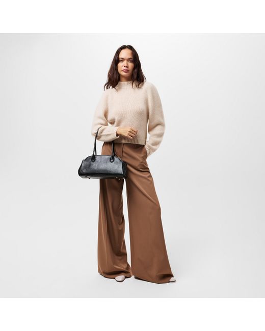 Raey White Puffed Sleeve Knitted Jumper