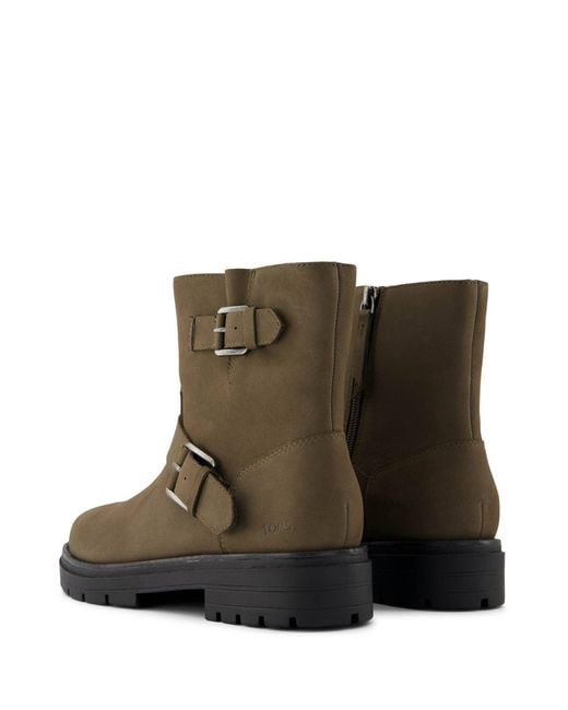 TOMS Brown Ionie Moto Ankle Boot