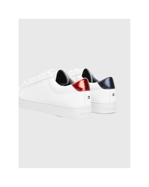 Tommy Hilfiger White Essential Trainers