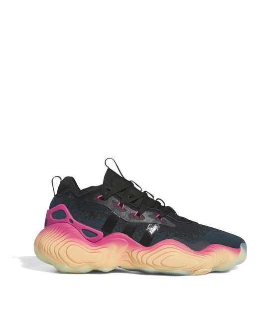 Adidas Blue Trae Young 3 Basketball Trainers for men