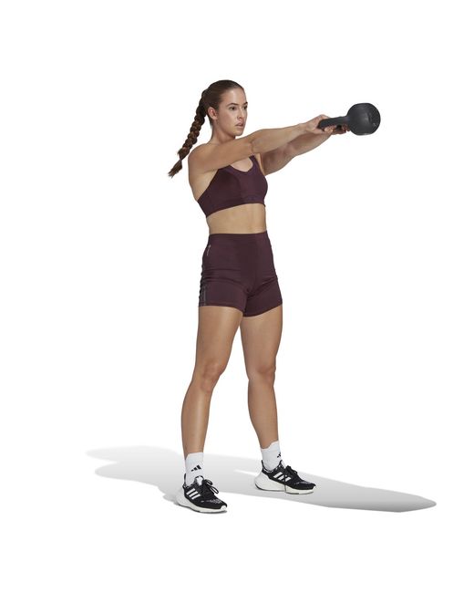Adidas Purple Tlrd Impact Training High-Support Bra