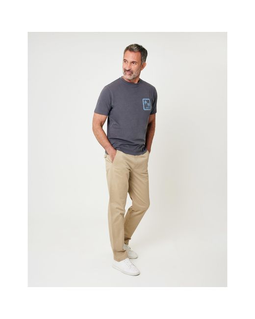 Saltwell Natural Chino Straight Leg Trouser for men