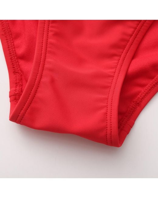 Slazenger 1881 Red Square Neck Suit