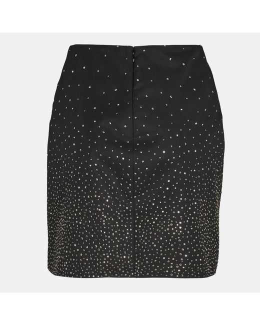 Off-White c/o Virgil Abloh Black Off Twist Mini Wrap Skirt